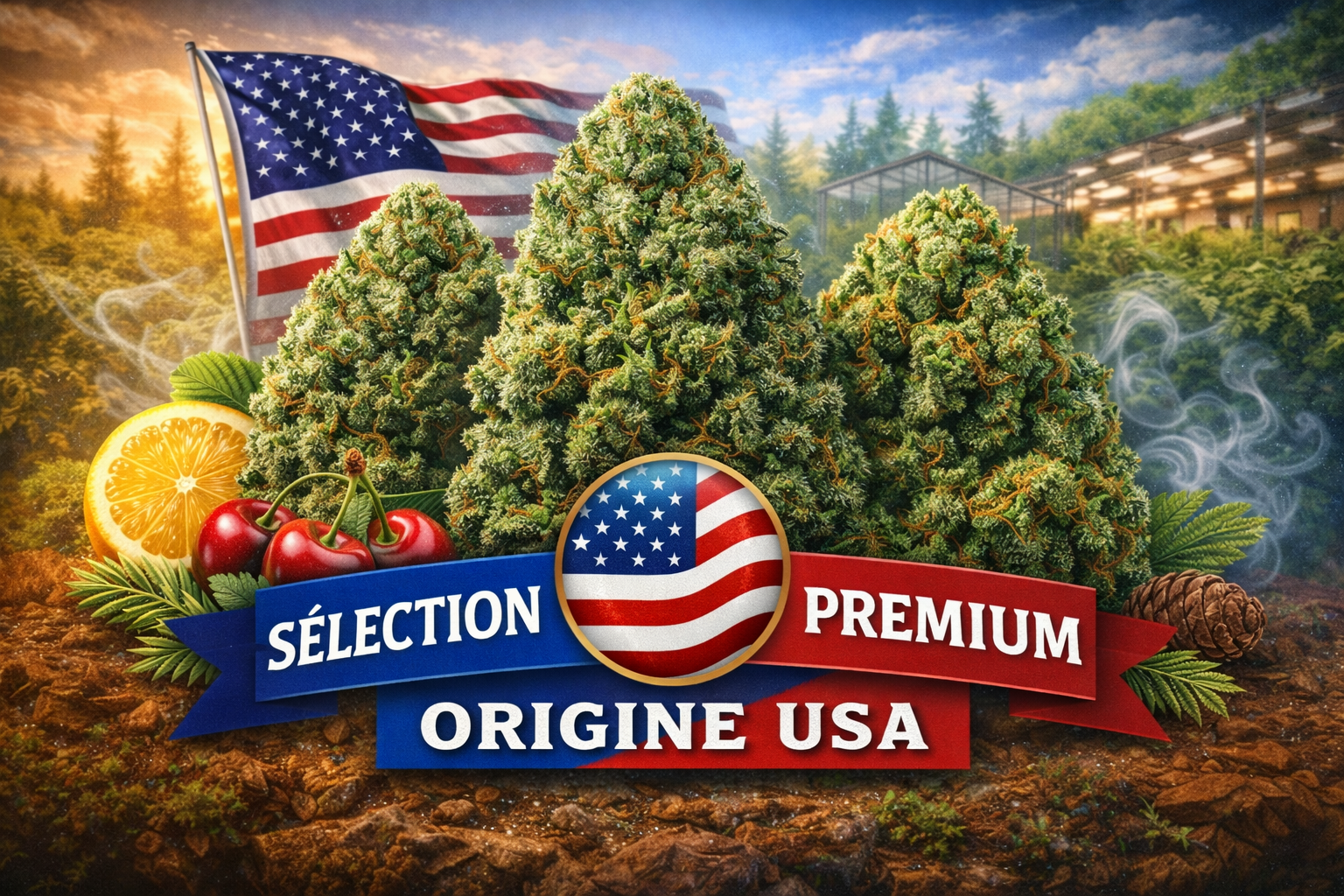 Collection fleurs CBD Hemplyfe – Origine USA